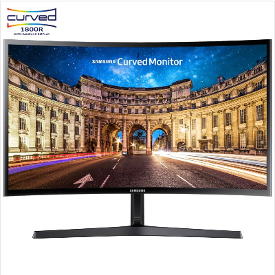 三星(SAMSUNG)C27F396FHC 27英寸液晶顯示器 HDMI/VGA接口 1920X1080分辨率 VA面板 屏幕比例16:9 一年保修